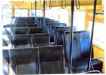 Interior of Saptagiri Express interoir